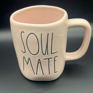 Rae Dunn pink soul mate mug valentine